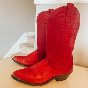Red Cowboy/ Cowgirl boots